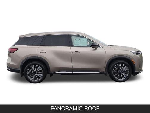 Warm Titanium 2026 INFINITI QX60 LUXE AWD