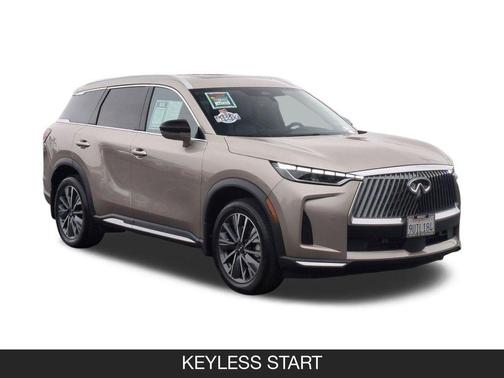 Warm Titanium 2026 INFINITI QX60 LUXE AWD