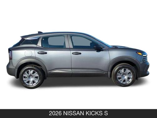 Gun Metallic 2026 Nissan Kicks S