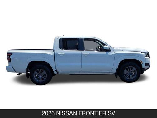 Glacier White 2026 Nissan Frontier SV