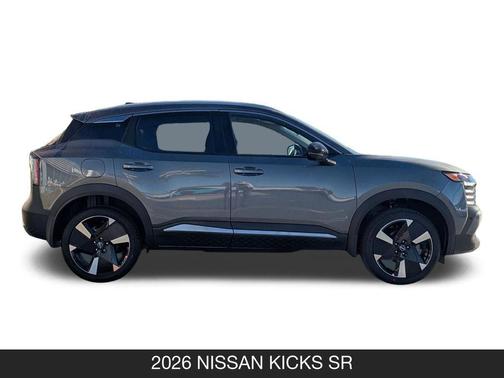 Gun Metallic 2026 Nissan Kicks SR