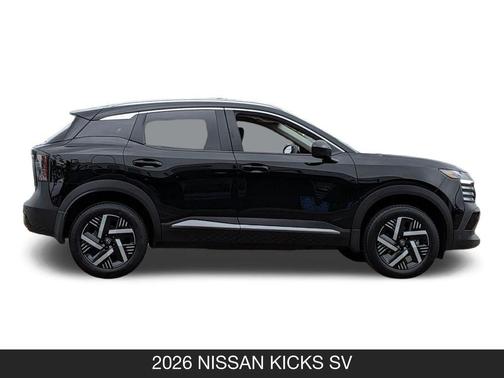 Super Black 2026 Nissan Kicks SV