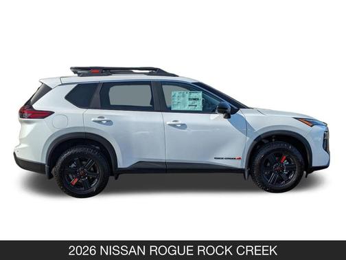 Everest White Pearl Tricoat 2026 Nissan Rogue Rock Creek