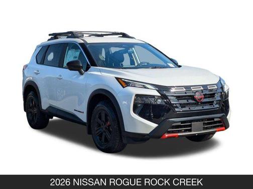 Everest White Pearl Tricoat 2026 Nissan Rogue Rock Creek