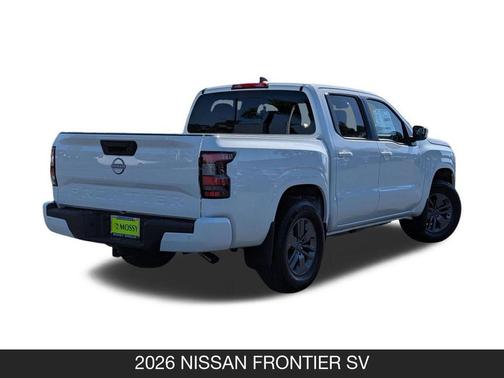 Glacier White 2026 Nissan Frontier SV