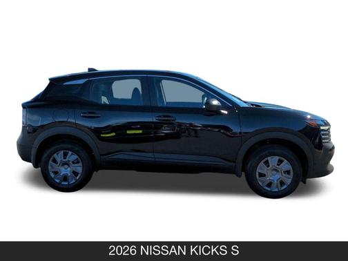 Super Black 2026 Nissan Kicks S