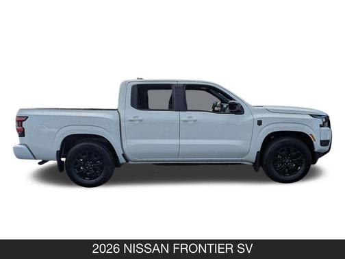 Glacier White 2026 Nissan Frontier SV