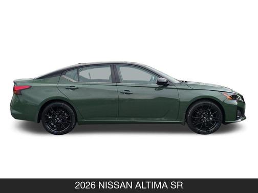 Tactical Green Metallic/Super Black 2026 Nissan Altima SR FWD