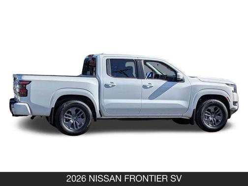 Glacier White 2026 Nissan Frontier SV