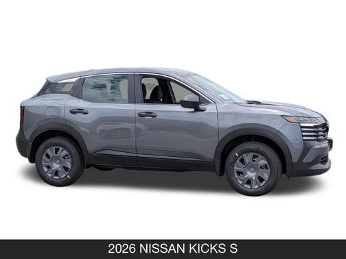 Gun Metallic 2026 Nissan Kicks S