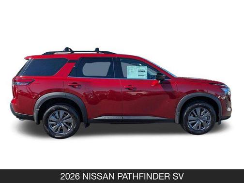 Scarlet Ember Tintcoat 2026 Nissan Pathfinder SV
