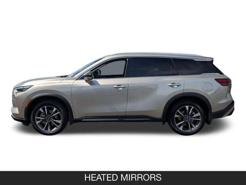 Warm Titanium 2023 INFINITI QX60 Luxe