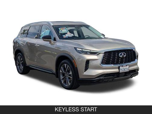 Warm Titanium 2023 INFINITI QX60 Luxe