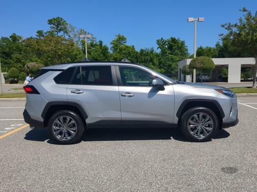 Silver Sky Metallic 2024 Toyota RAV4 Hybrid XLE Premium