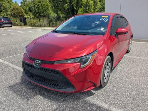 Barcelona Red Metallic 2021 Toyota Corolla LE