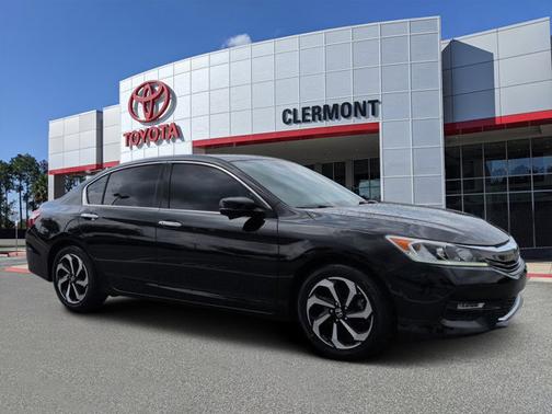 Black 2017 Honda Accord EX-L V6