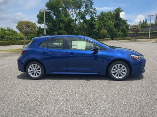 Blue 2026 Toyota Corolla Hatchback SE