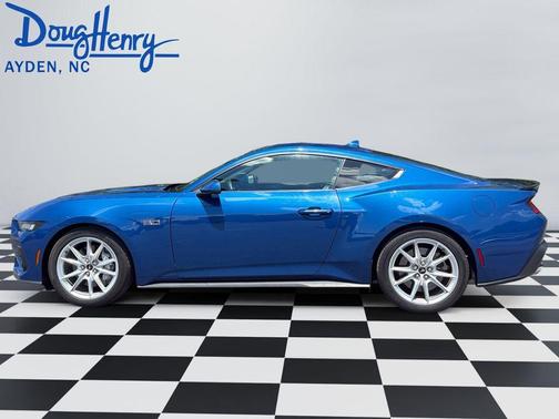 Blue Metallic 2024 Ford Mustang GT Premium