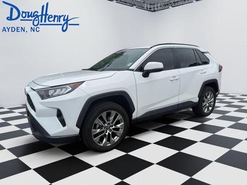 Super White 2020 Toyota RAV4 XLE Premium
