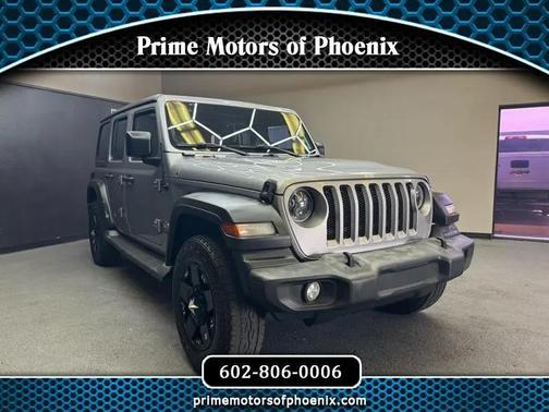 Gray 2019 Jeep Wrangler Unlimited Sport