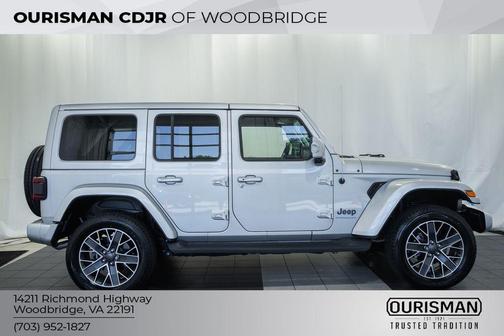 Silver Zynith Clearcoat 2023 Jeep Wrangler 4xe Sahara High Altitude