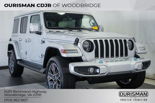 Silver Zynith Clearcoat 2023 Jeep Wrangler 4xe Sahara High Altitude