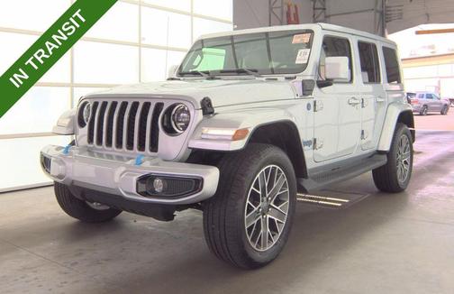 Silver Zynith Clearcoat 2023 Jeep Wrangler 4xe Sahara High Altitude