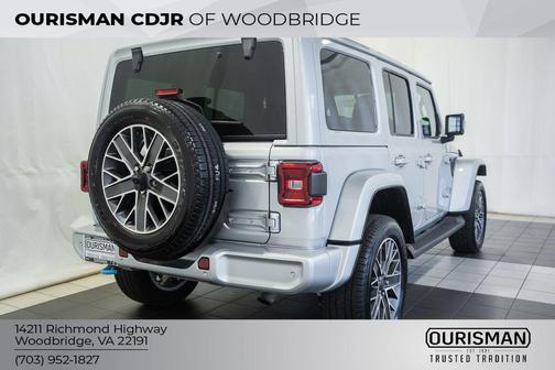 Silver Zynith Clearcoat 2023 Jeep Wrangler 4xe Sahara High Altitude