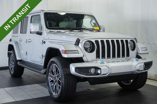 Silver Zynith Clearcoat 2023 Jeep Wrangler 4xe Sahara High Altitude
