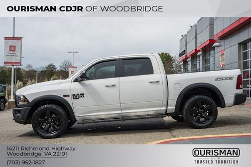 Bright White Clearcoat 2019 RAM 1500 Classic Warlock Crew Cab 4x4 5'7' Box