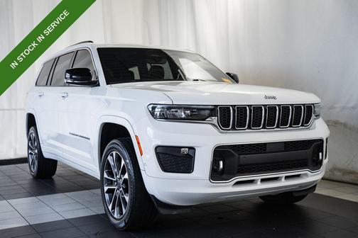 Bright White Clearcoat 2023 Jeep Grand Cherokee L Overland