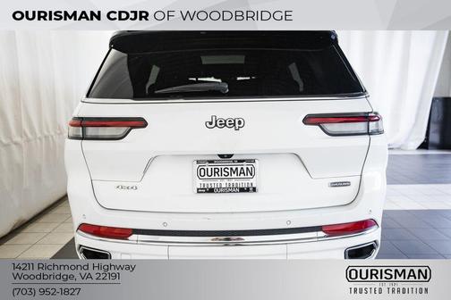 Bright White Clearcoat 2023 Jeep Grand Cherokee L Overland