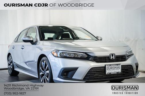 Lunar Silver Metallic 2023 Honda Civic EX