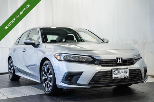 Lunar Silver Metallic 2023 Honda Civic EX