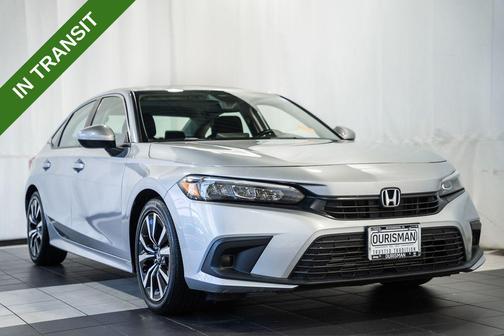 Lunar Silver Metallic 2023 Honda Civic EX