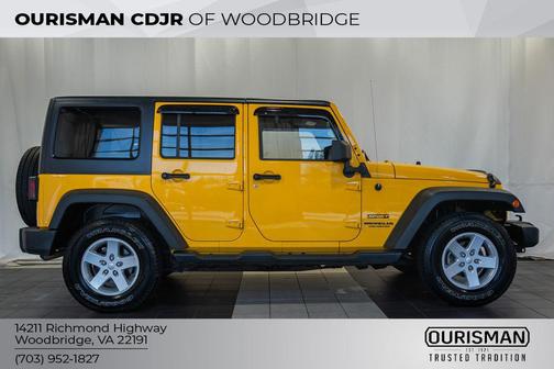 Baja Yellow Clearcoat 2015 Jeep Wrangler Unlimited Sport