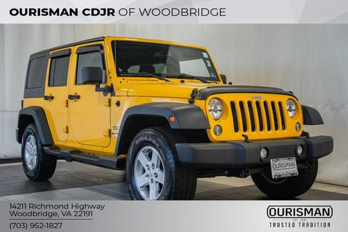 Baja Yellow Clearcoat 2015 Jeep Wrangler Unlimited Sport