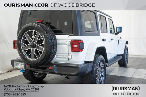 Bright White Clearcoat 2023 Jeep Wrangler 4xe Sahara