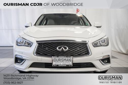 Majestic White 2020 INFINITI Q50 3.0t LUXE