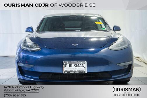 Deep Blue Metallic 2021 Tesla Model 3 Long Range