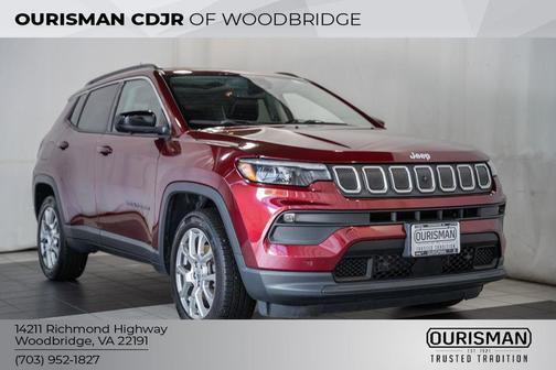 Velvet Red Pearlcoat 2022 Jeep Compass Latitude Lux