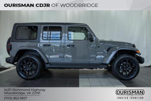 Sting-Gray Clearcoat 2023 Jeep Wrangler 4xe Sahara