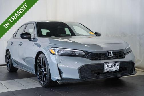 Gray 2025 Honda Civic Sport