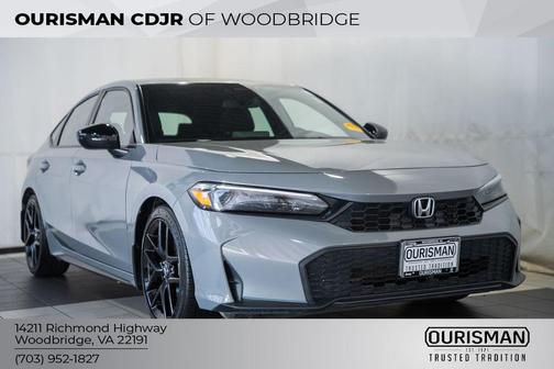 Gray 2025 Honda Civic Sport