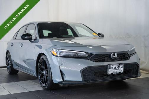 Gray 2025 Honda Civic Sport