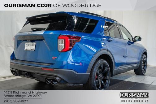 Atlas Blue Metallic 2020 Ford Explorer ST
