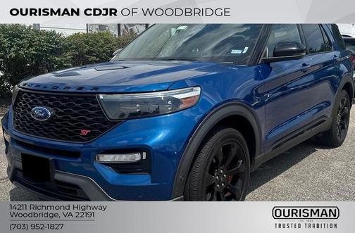 Atlas Blue Metallic 2020 Ford Explorer ST