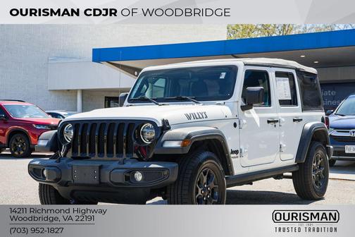 Bright White Clearcoat 2022 Jeep Wrangler Willys