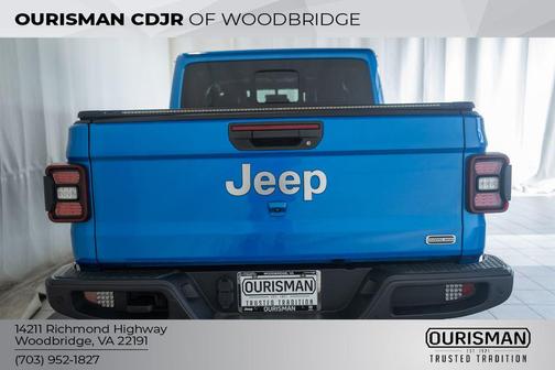 Hydro Blue Pearlcoat 2021 Jeep Gladiator Overland
