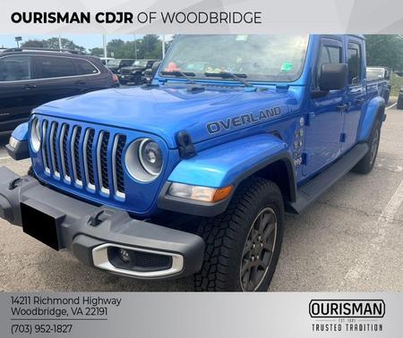 Hydro Blue Pearlcoat 2021 Jeep Gladiator Overland